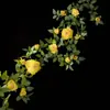 Enredadera de Rosas Simulada de Alta Gama, Enredadera Artificial de Flores Estilo Jardín, Arco de Pared, Envoltura para Tuberías Colgantes, Enredadera Decorativa para Cubrir y Decorar