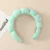 Accesorios para el Cabello Transfronterizos Europeos y Americanos de Amazon para Mujer, Diadema de Esponja Nube para Lavarse la Cara, Diadema de Corona Alta para Aplicación y Eliminación del Maquillaje, Diadema para Mujer