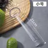 Acrílico PC Transparente Colher de Cabo Longo Bacia de Porção Colher tamanho pequeno com Gancho Colher Ingredientes Geleia Fruta em Pó Colher Medidora Atacado