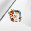 Insignia de Pony Año Nuevo 2026 Festiva Buena Suerte Año del Caballo Broche para Ropa Pareja Masculina y Femenina Linda Decoración para Bolso Regalo
