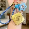 Llavero de Oro Puro 999, Princesa del Tesoro, Colgante de Buena Fortuna, Amuleto, Regalo, Admite Personalización al por Mayor