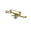 Broche de perla nota otoño e invierno de alta gama para mujer, exquisito, diseño de nicho, temperamento, accesorios de pin para traje de ropa de alta gama