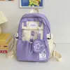 Mochila Mini de Viagem Fofa e Doce Estilo Menina com Alto Acabamento e Cores Contrastantes para Estudo e Viagem Infantil