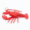 Modelo Grande de Caranguejo de Borracha Desenho Animado Simulado, Brinquedo Lindo e Interessante de Praia do Litoral Pinça e Brinca de Caranguejo Lagosta
