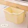 Cubo de basura pequeño para colgar en la pared de la cocina Cubo de basura para colgar en la puerta del gabinete del hogar Papelera de plástico para residuos del baño