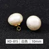 Botones de Perla Arrugada de Alta Calidad 2025 Botones de Perla de 10 mm Botones para Cheongsam Traje Tang Botones de la Dinastía Han Fabricante Stock Listo Venta al Por Mayor