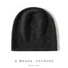 Otoño e invierno origen 100% cachemira pura método patrón de punto de onda simple gorro de punto acolchado cálido súper grado A