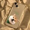 Capa de Celular Personalizada Cachorro Shiba Inu Adequada para iPhone 17, 16 Pro, Niche X, Apple 12 Cobertura Total, 15 Simples e Fofa