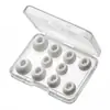 Adequado para AirPods Pro 3 Encapsulamento Integrado Tampões de Silicone Líquido para Ouvido 10 Peças Conjunto Transparente de Armazenamento e Limpeza