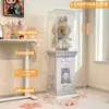 Suporte de Caixa de Exibição Labubu Pop Mart Zimomo Grande Chefe Anjo 10º Aniversário Base de Coluna Romana