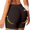 Pantalones levanta glúteos para mujer, ropa interior moldeadora, bóxer moldeador de cuerpo, pantalones reductores de abdomen con almohadilla insertada