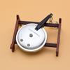 Manualidades Periféricas de Animación Modelo Gorra de Béisbol Tapa de Olla de Alta Presión Manualidades Completamente Metálicas Decoración Modelo