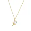 Colar de Pirulito Colorido Fofo e Divertido, Corrente Simples Personalizada para Clavícula Estilo Francês, Joia de Pescoço Exquisita e de Alto Padrão