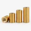 Tuerca Redonda de Latón, Tuerca de Tornillo Extendida, Varilla Roscada, Conector Cilíndrico, Tapa de Tornillo M2M2.5M3M4M6 Tuerca de Apriete Manual