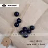 Materiales de Cuentas Pulidas Acrílicas Kit de Cuentas DIY Multicolor Hecho a Mano Cuentas Redondas de 10 mm Cuentas Sueltas Colgante de Bolsa Dulce