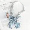 Set de Pajaritas JK para Mujer, Uniforme Estilo Japonés, Estilo Academia, Traje de Marinero Pre-Atado, Uniforme Escolar con Lazo, Cinta, Corbata Pequeña de Cola Larga
