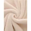 Tela de Imitación de Piel de Conejo Engrosada Encriptada Tela de Felpa Chaleco Abrigo con Cuello de Piel Tela de Fondo para Exhibidor de Mostrador