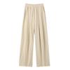 Pantalones Casuales de Verano Delgados Plisados, Pantalones Largos hasta el Suelo, Moda Trendy para Mujer, Pantalones de Pierna Ancha con Caída de Seda de Hielo Yamamoto, Mismo Estilo que los Influencers de Internet