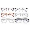 Armazón de anteojos retro negro de doble varilla para hombre 2295 Tech para hombre Sven negro medio armazón anti-luz azul armazón de anteojos sin graduación