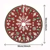 Artículos más vendidos transfronterizos: Falda para Árbol de Navidad, Hombre de Jengibre, Accesorios de Decoración para Fiesta de Escena de Año Nuevo, Decoraciones, Venta Directa del Fabricante