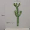 Cactus Simulados con Espinas, Paisajismo de Cactus, Plantas Verdes, Plantas Tropicales de Arena, Adornos Decorativos para Ventanas Interiores