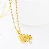 Colgante de árbol de la fortuna de latón personalizado estilo coreano exquisito colgante de árbol del dinero para mujer joyería chapada en oro de imitación de alta calidad