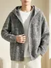 Sudadera cárdigan con capucha para hombre, moderna para otoño e invierno, agradable para la piel, transpirable, corte holgado casual, chaqueta superior para hombre tie-dye