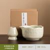Venta Caliente Transfronteriza Set de Herramientas para Matcha Color Rosa Flor de Cerezo Juego de Siete Piezas con 100 Batidores de Té, Cuchara para Té y Tazón de Matcha con Pico de Águila