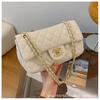 2023 nuevo bolso de mujer simple moda versátil bolso rombo estilo Chanel un solo hombro bandolera cadena bolso cuadrado pequeño transfronterizo