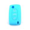 Aplicável a Citroen Sega dobrável 3 chaves de silicone caso Kaixuan caso chave C4C6 carro epóxi caso protetor