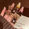 Anillo Abierto de Oso Marrón Lindo para Mujer 2025 Nuevo Popular Anillo Apilable Extraño y Raro Anillo para Dedo Índice de Otoño e Invierno