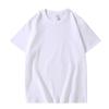 Transmissão ao Vivo Popular Peso Pesado 220Gt Camiseta Gola Redonda Penteada Justa Siro-Fiado High-End Confortável Cor Pura Manga Curta Pode Ser Personalizada