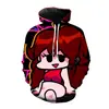 Sudadera con capucha impresa en 3D del nuevo juego de comercio exterior 2021 Friday night funkin