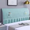 2025 Nueva Funda de Cabecera Todo Incluido Funda Elástica para Cabecera Respaldo de Cama de Madera Maciza Empaquetado Suave Cuero Funda Protectora a Prueba de Polvo Resistente a Manchas