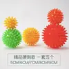 Bola de Massagem Equipamento Tátil Auxílios de Ensino para Bebês Escova Sensorial Brinquedo de Treinamento Sensorial Infantil Educação Infantil Bola Pequena Espinhosa Bola de Tocar
