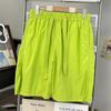 Pantalones Cortos de Seda Helada de Secado Rápido para Hombre Estilo Japonés Retro Sueltos Versátiles Finos Transpirables Deportivos de Baloncesto de Cuatro y Cinco