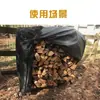 Cubierta Transfronteriza para Leña de Exterior, Cubierta para Leña de Chimenea Rural, Cubierta Engrosada Impermeable y a Prueba de Sol, Cubierta Antipolvo para Hoguera