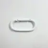 Accesorios para joyería DIY: No. 5 mosquetón de pista pintado de colores, hebilla de resorte, mosquetón de escalada, llavero, colgante, gancho