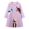 Roupas Infantis Transfronteiriças Vestido Longo de Manga Comprida para Meninas Novo Estilo Primavera e Outono 2026 Vestido para Crianças Pequenas Distribuição Atacadista Dropshipping