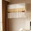 Cortina Deflectora de Viento para Aire Acondicionado para Bebés Postparto, Previene el Soplo Directo, Universal para Unidades de Pared, No es Necesario Quitar al Encender, Cortina de Malla con Cinta Mágica sin Taladrar