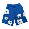 Pantalones Cortos Deportivos de Cinco Puntas Estilo Americano con Estampado, Pantalones Cortos Rectos de Peso Pesado, Pantalones Cortos de Algodón para Hombres y Mujeres, Pantalones Casuales de Verano en Stock