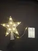 Luces de Cadena de Estrella de Cinco Puntas LED Luces de Cascada Luces de Flujo de Agua Luces de Copa de Árbol Luces de Cadena Decoración de Fiesta Navideña Luces de Estrella para Jardín
