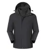 Chaqueta tres en uno con logo personalizado impresa para otoño e invierno, ropa de trabajo corporativa, chaqueta exterior para grupo, abrigo de trabajo al por mayor