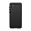 Funda para Teléfono Móvil Samsung Galaxy A04 Funda para Teléfono Móvil Anticaídas de Fibra de Carbono Cepillada para Samsung Galaxy A04