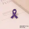 Venta Caliente Transfronteriza Internacional Broche de Lazo Rosa Material de Aleación Botón Insignia de Voluntario de Caridad Cinta