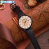 Reloj de cuarzo para mujer, sencillo, de moda, con esfera de té, digital, estilo retro, informal, para negocios y niñas.
