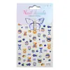 Adesivos Originais Ursinho Mirtilo para Nail Art 5D Embossados Tridimensionais Boneca Ursinho Sobremesa Adesivos DIY para Unhas Estilo Aa