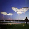 Pérgola Curva de Acero Inoxidable, Pasillo Paisajístico con Estructura de Acero de Forma Especial, Pabellón Metálico Moderno para Parque, Escultura de Hierro con Forma de Árbol