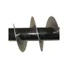 Tornillo transportador sin eje de hoja de dragón 201, eje helicoidal de acero al carbono, resorte metálico, varilla helicoidal, pieza única, varilla helicoidal de acero inoxidable 304