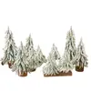 Decoración Navideña Árbol de Navidad 2023 Decoraciones Navideñas Amazon Árbol Pequeño Nevado Árbol Decorativo de Cedro